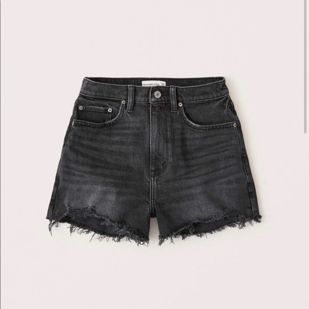 Abercrombie Curve Love High Rise Mom Shorts